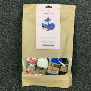 Brand New Hardicraft Easy Crafting Crochet Kit Police Car  Stuffed Toy